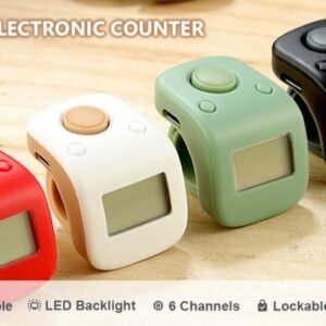 Noiseless Multi-Functional Chargeable Counter with LED light & reversible display