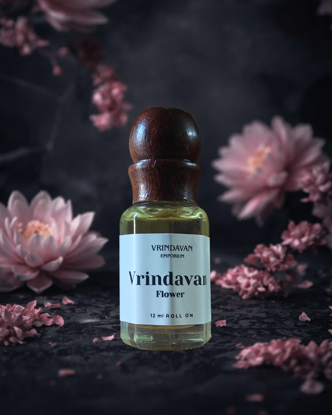 Vrindavan Flower Premium Alcohol Free Floral Seva Attar