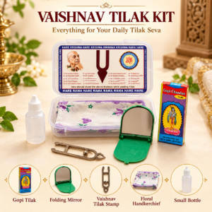 Vaishnav Tilak Kit with Gopi Chandan | Travel-Friendly Kit